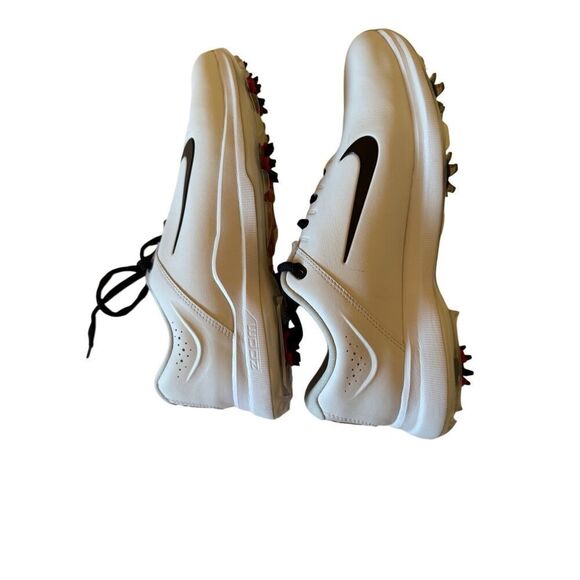 Nike Mens White Lace Up Round Toe Zoom TW Tiger Woods Golf Shoes Size 7.5 - Picture 9 of 16